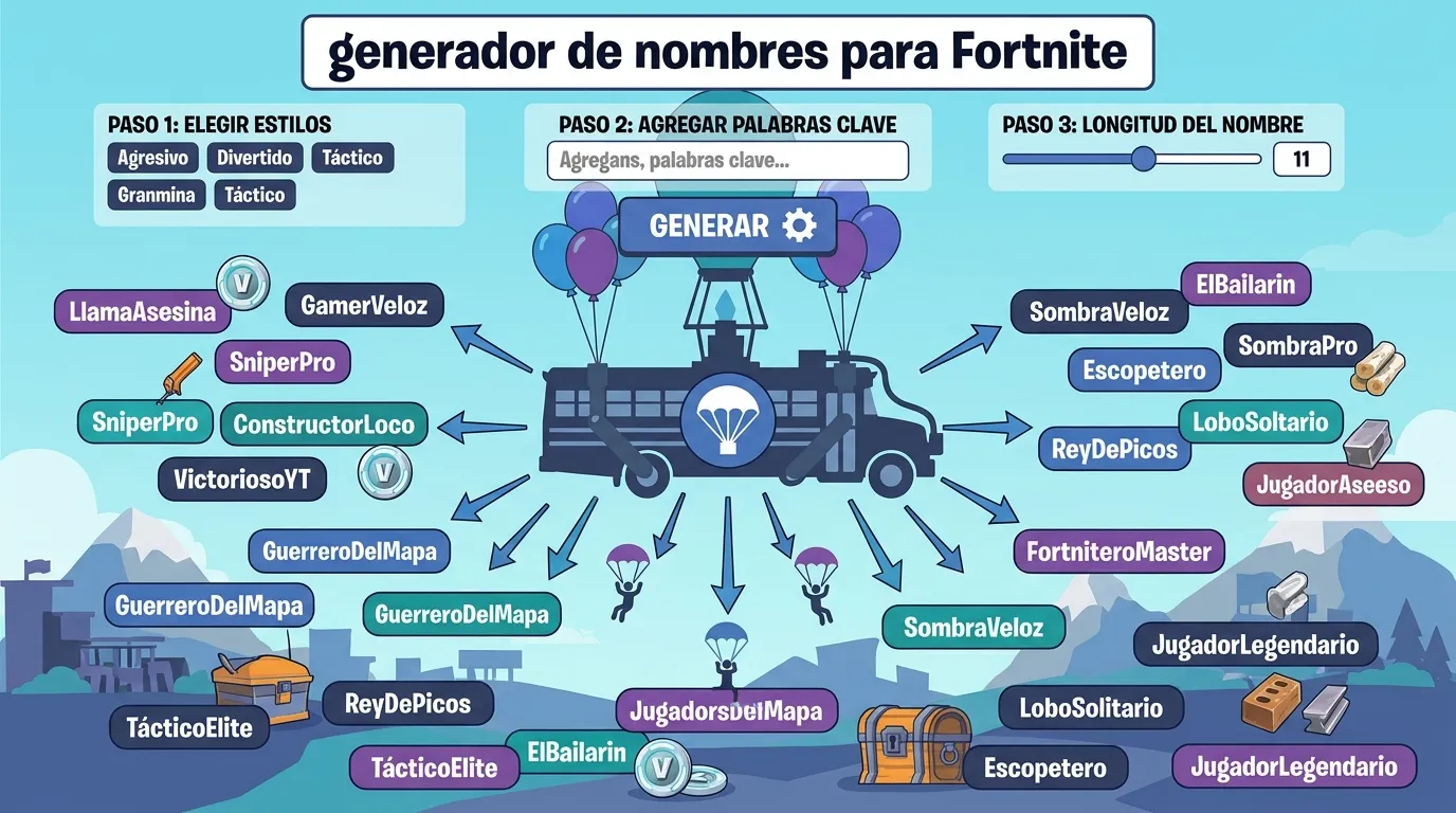 generador de nombres para fortnite